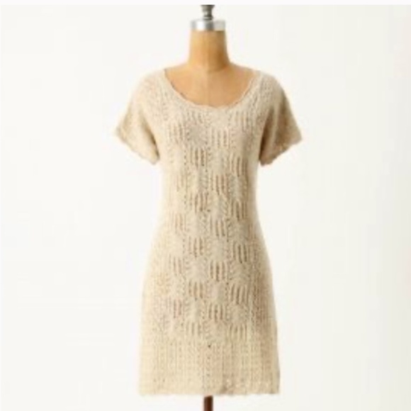 Anthropologie “sparrow” Pointelle Sweater Dress - Size S - Picture 8 of 9